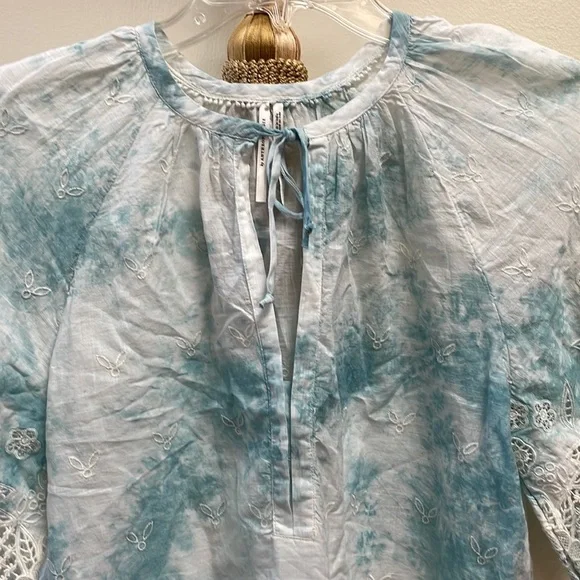 New Women’s Anthropologie Embroidered Tie-Dye Blouse!!🔥🔥🔥 - Picture 6 of 15